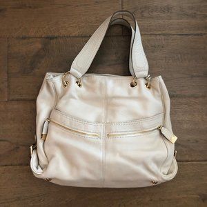 Michael Kors Leather Cream Shoulder Bag